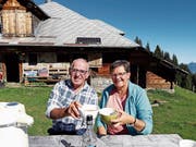 Max und Agnes Bissig auf der Nünalp. (Bild: PD)
