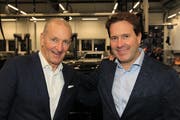 Seit vielen Jahren befreundet: Ralph Krüger (links) und Mike Alkier.