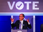 Tom Perez, Vorsitzender der Demokraten, glaubt, dass es zwei Jahre nach der Wahl von Trump eine Wechselstimmung in der Bevölkerung gibt. (Bild: Georgia, Erik S. Lesser /EPA)