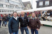 Drei von vier neuen OK-Mitgliedern: Michael Hochreutener, Bruno Huser und Matthias Seelhoferr (von links). (Bild: Bilder: Michael Hug)