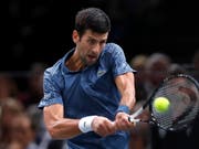 Darf sich trotz Finalniederlage in Paris-Bercy freuen: Tennis-Star Novak Djokovic (Bild: KEYSTONE/EPA/IAN LANGSDON)