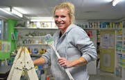 Beatrice Anliker klettert als Malerin auch beruflich viel. (Bild: Mario Testa)