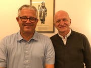 Der neue und der alte Präsident: Thomas Bitschnau und Wolfgang Rutishauser. (Bild: PD)