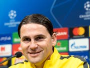 YB-Trainer Gerardo Seoane gibt sich vor dem Auswärtsspiel in der Champions League in Valencia optimistisch (Bild: KEYSTONE/ANTHONY ANEX)