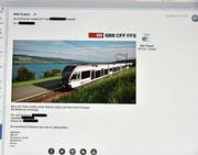 Die gefälschten E-Mails wirken täuschend echt. (Bild: Heidy Beyeler)
