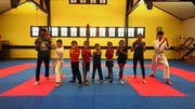 Die Flüchtlingskinder sind begeistert bei ihrem Training dabei. (Bild: PD)