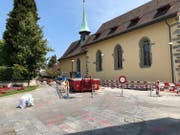 Die Sanierung des Klosterplatzes im Wesemlin ist abgeschlossen. (Bild: PD)
