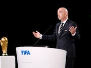 FIFA-Präsident Gianni Infantino erklärt sich (Bild: KEYSTONE/AP/ALEXANDER ZEMLIANICHENKO)