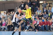 AndrijaPendic im Handball-Derby gegen Fortitudo Gossau. (Bild: Ralph Ribi)