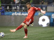 Anerkennung von den Mitspielern, Medien und Fans: Seattles Goalie Stefan Frei wurde zum zweitbesten Goalie der MLS-Saison gewählt (Bild: KEYSTONE/AP/TED S. WARREN)