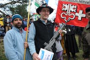 Tagessieg: Beat Odermatt aus Obbürgen gewann mit 87 Punkten die Bundesgabe. (Bild: Urs Hanhart, Rütli, 7. November 2018)