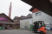 Die Fremo Interdrink AG kann hier einen Büroneubau erstellen. (Bild: Eddy Schambron, Muri)