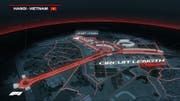 Der Kurs in Vietnam ist 5,565 Kilomter lang und besteht aus 22 Kurven.