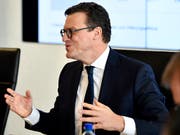 Firmenchef Patrick Frost freut sich, dass sein Unternehmen «an die positive Entwicklung in der ersten Jahreshälfte» anknüpfen konnte. (Bild: KEYSTONE/WALTER BIERI)