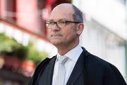 Landammann Daniel Fässler auf dem Weg zur Landsgemeinde. (Bild: Keystone)
