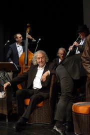 Intermezzo mit Randolina: Markus Keller, Daniel Schneider, Francis Petter.