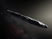 So könnte 'Oumuamua aussehen. Aber vielleicht handelt es sich gar nicht um einen Kometen aus Stein und Eis. Zwei US-Forscher vermuten dahinter ein Stück Alien-Technologie. (Bild: European Southern Observatory)