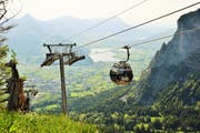Eine Gondel der Rotenfluebahn. (Bild: zvg)