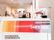 Das Schweizer Telekomunternehmen Sunrise hat in den ersten neun Monaten 2018 den Umsatz steigern können. (Bild: KEYSTONE/CHRISTIAN BEUTLER)