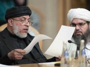 An der Afghanistan-Konferenz in Moskau nehmen erstmals auch die Taliban teil. (Bild: Keystone/AP/PAVEL GOLOVKIN)