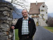 Max Aschwanden bei seinem Amtsantritt als Gemeindepräsident 2011. Nun wurde er nach insgesamt 14 Jahren im Gemeinderat verabschiedet. (Bild: Urs Hanhart, Januar 2011)