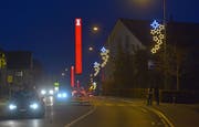 Auch in Berg sind jetzt in der Weihnachtszeit Sterne zu sehen. (Bild: Mario Testa)