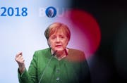 Bundeskanzlerin Angela Merkel. (Bild: Thomas Lohnes/Getty (Fulda, 25. Oktober 2018))
