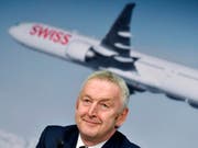 Swiss-Chef Thomas Klühr kann sich über mehr Passagiere im Oktober freuen. (Bild: KEYSTONE/WALTER BIERI)