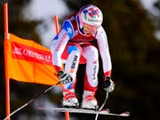 Michelle Gisin bestätigte ihre Leistung vom Freitag und fuhr in Lake Louise erneut auf das Podest (Bild: KEYSTONE/AP The Canadian Press/FRANK GUNN)