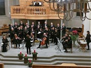 Der ökumenische Kirchenchor St. Margrethen unter der Leitung von Dagmar Marxgut präsentierte ein qualitativ hochstehendes Adventskonzert. (Bild: Ulrike Huber)