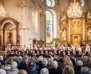 Der Jugendchor des Konservatoriums Winterthur ist eine von fünf Formationen, die in der Weihnachtssendung zu hören sind. (Bild: Reto Martin)