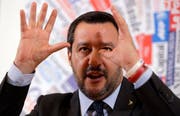Der italienische Innenminister Matteo Salvini. (Bild: Gregorio Borgia/AP (Rom, 10. Dezember 2018))