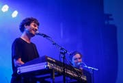 James Gruntz – hier an der 1.-August-Feier in Zug – wird beim letzten Winterfestival mit Austragungsort im Tropenhaus Wolhusen zu Gast sein. (Bild: Stefan Kaiser)