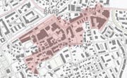 Plan: Ortskern von Baar mit dem dazu definierten Perimeter für die Umfrage (Quelle Netzwerk Altstadt)
