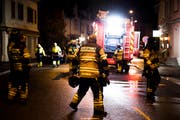 Die Feuerwehr Romanshorn bei einem Einsatz vor einem Jahr an der Alleestrasse. (Bild: Thi My Lien Nguyen)
