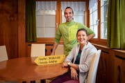 Das neue Wirteteam mit Gallus Knechtle und Melanie Gmünder (Bild: Urs Bucher)