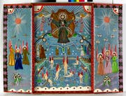 Triptychon mit Jungbrunnen von Pya Hug.