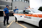 Die Nidwaldner Kantonspolizei. (Bild: Corinne Glanzmann (Stans, 3. September 2014))