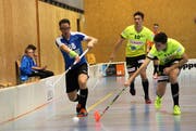 Rolf Rüegger war mit seinen vier Toren einer der Hauptprotagonisten beim 12:2-Sieg der Rängers über Domat-Ems. (Bild: Michael Vetsch)