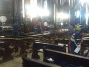 Polizisten am Dienstag nach der Bluttat in der Kirche in der Stadt Campinas nahe São Paulo. (Bild: Keystone/EPA/CORREIO HANDOUT)
