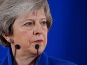 Schwierige Zeiten: die britische Premierministerin Theresa May. (Bild: Keystone/EPA/JULIEN WARNAND)