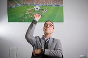 Matthias Hüppi ist in den Tagen nach seiner Präsentation ein gefragter Mann. (Bild: Urs Bucher)