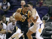 Thabo Sefolosha kam gegen seinen Ex-Klub Oklahoma City Thunder auf sechs Punkte (Bild: Keystone/FR170363 AP/RALPH FRESO)
