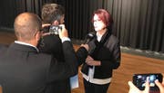 Sie steht dem Medien am Dienstag Red und Antwort: Boswiler Vizeammann Liliane Kappeler. (Bild: Stefania Telesca)