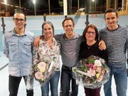 Die Jubilare (von links): Jérôme Arnold, Adriana Walker, Pius Zberg, Elisabeth Walker und Philipp Baumann. (Bild: PD)