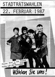 Frech: Wahlplakat von Chrampfe und Hirne von 1987. (Bild: PD)