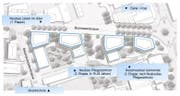Städtebauliches Konzept des Siegerprojektes «Lupo» von Ramser Schmid Architekten, Zürich, und Kolb Landschaftsarchitektur, Zürich mit den Etappen 1 bis 3. (Visualisierung: PD)