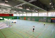 Die neue Dreifachturnhalle ist wettkampftauglich. (Bild: Stefan Kaiser (Zug, 12. Dezember 2018))