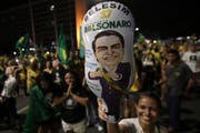 Jair Bolsonaro wird zum Präsidenten des grössten Lateinamerikanischen Landes gewählt. (Bild: AP/Eraldo Peres, 28. Oktober 2018)