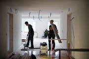 Blick in die Baustelle im Frauenkloster. (Bild: Corinne Glanzmann (Sarnen, 2. Oktober 2018))